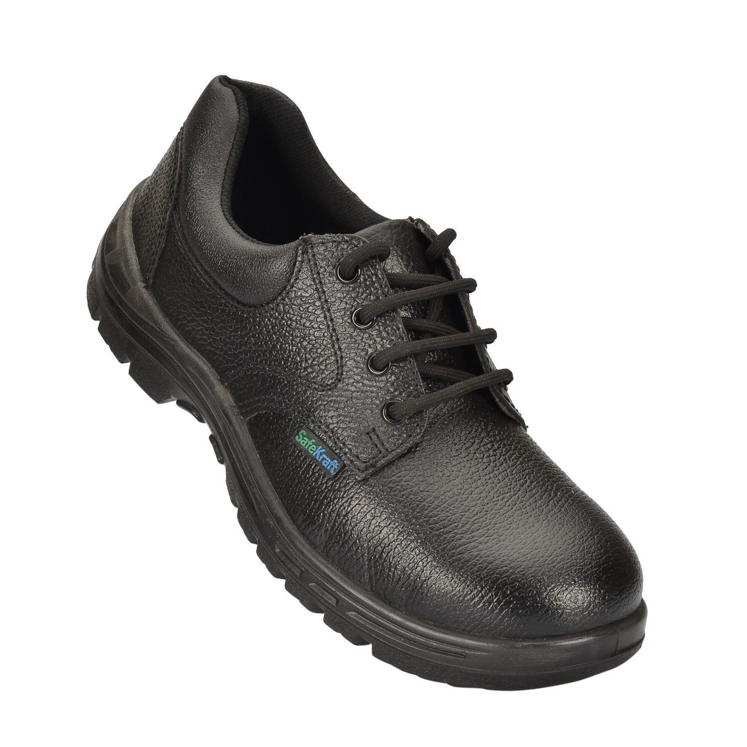 SafeKraft Safety Shoes SKSS 201 Genuine Leather Steel Toe Industrial Safety Shoes
