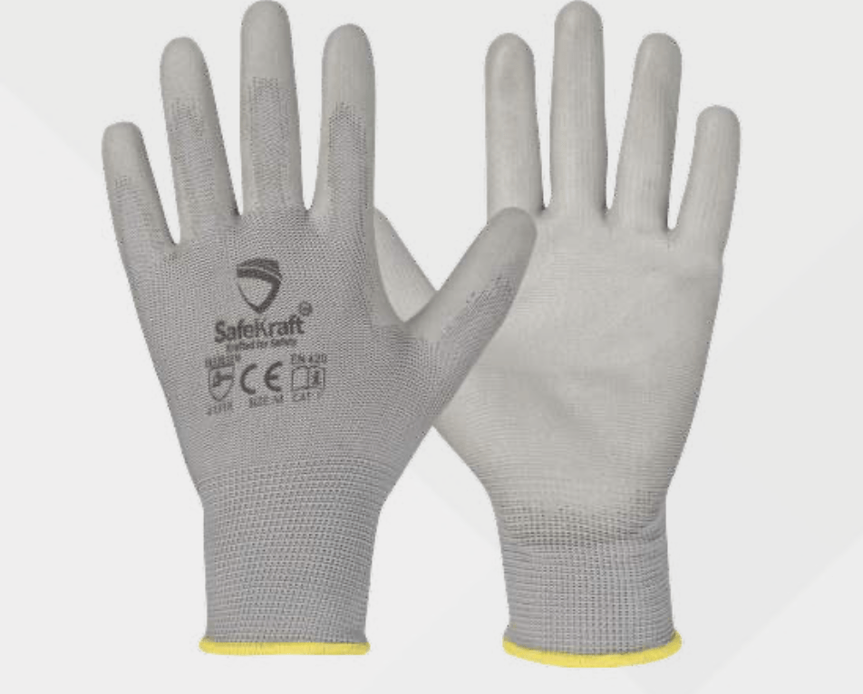 SAFEKRAFT PU COATED GLOVES - SKPUG