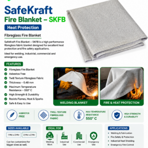 SafeKraft Fire Blanket – SKFB