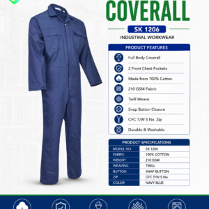 SafeKraft Full Body Coverall – SK 1206