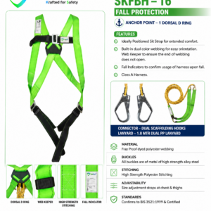 SafeKraft Full Body Harness SKFBH-16