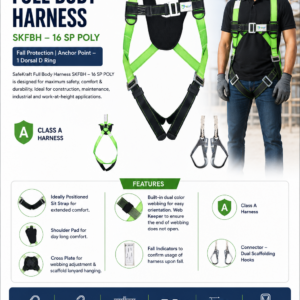 SafeKraft Full Body Harness SKFBH-16 SP POLY