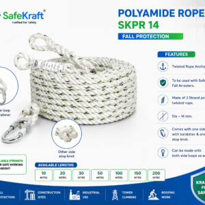 SafeKraft Polyamide Rope SKPR 14 for Reliable Fall Protection