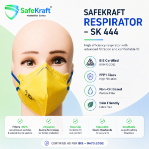 SK 444 Respirator FFP1 dust protection SafeKraft