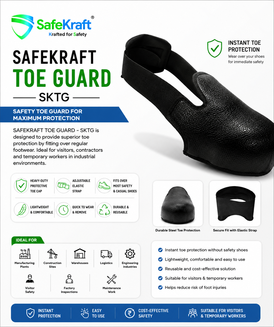 SafeKraft Safety Toe Guard – SKTG SafeKraft Safety Toe Guard – SKTG