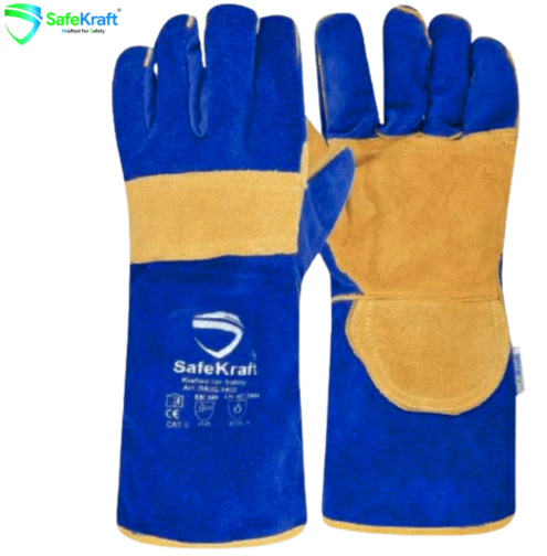 SafeKraft Leather Hand Gloves – SKLG – 1402