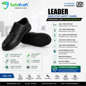 SafeKraft Executive Safety Shoes - Leader