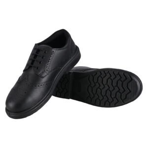 SafeKraft Leader Executive Safety Shoes with Steel Toe and PU Sole