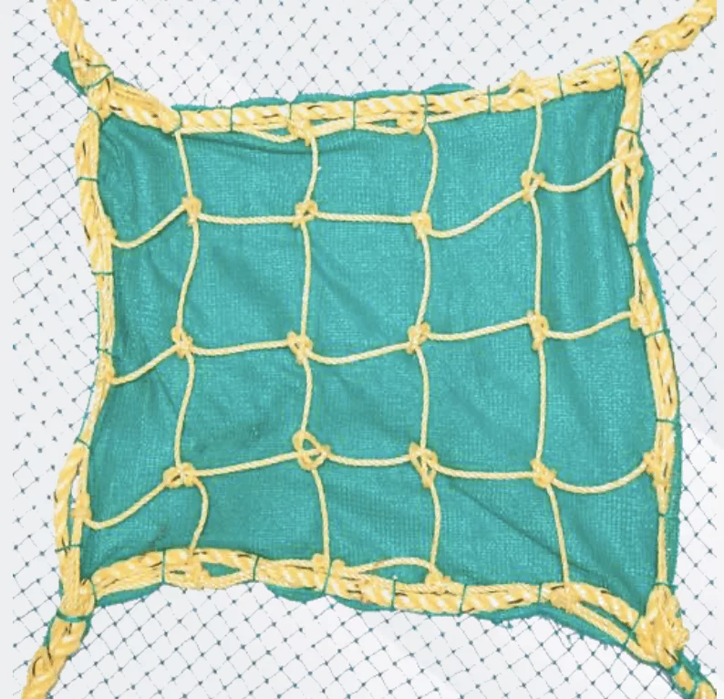 SafeKraft Safety Net SKDLMSN machine braided industrial fall protection net with IS 5175 compliant construction