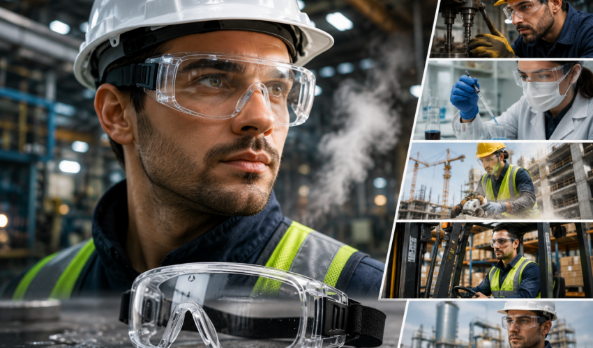 Anti-Fog Safety Goggles Benefits