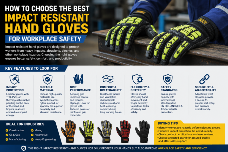 How to Choose the Best Impact Resistant Hand Gloves for Workplace Safety