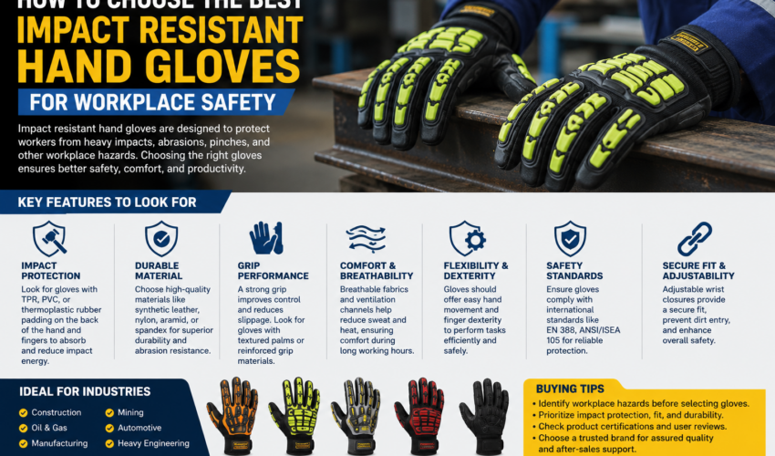 How to Choose the Best Impact Resistant Hand Gloves for Workplace Safety