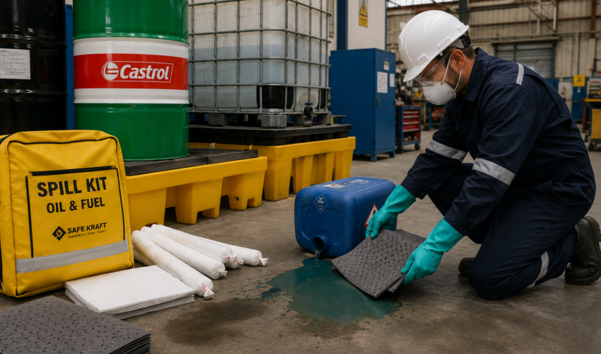 Industrial Spill Containment Protecting Workers, Equipment, and the Environment