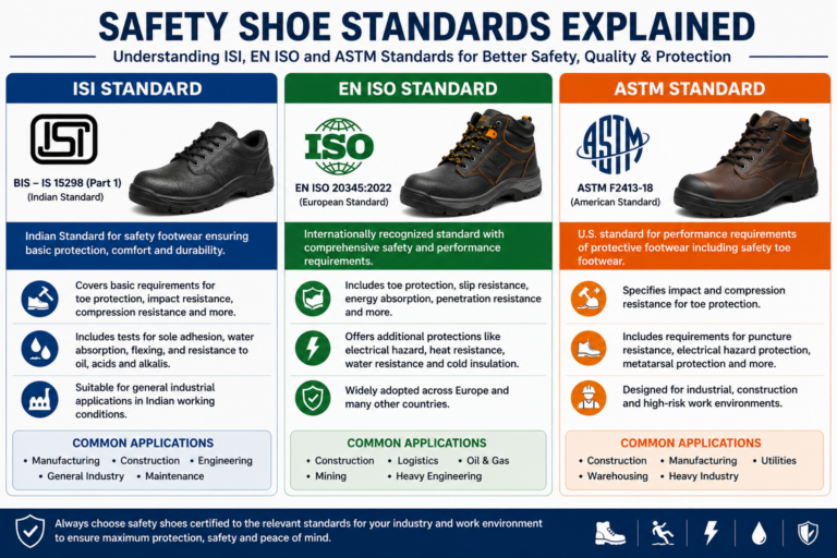 Safety Shoe Standards Explained ISI EN ISO and ASTM