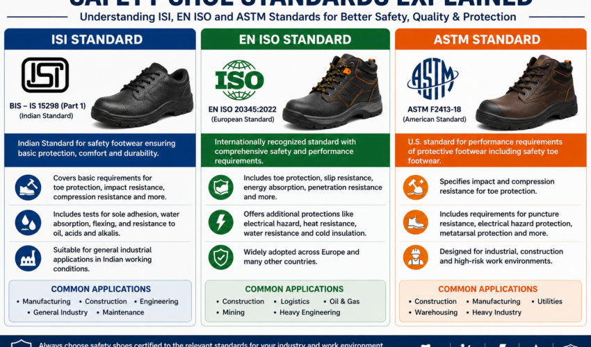 Safety Shoe Standards Explained ISI EN ISO and ASTM