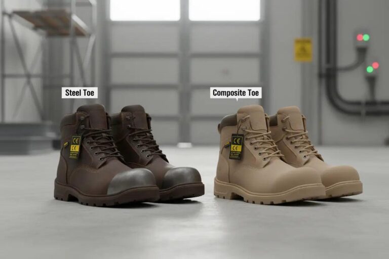 Steel Toe vs Composite Toe Safety Shoes Comparison for Industrial Workers