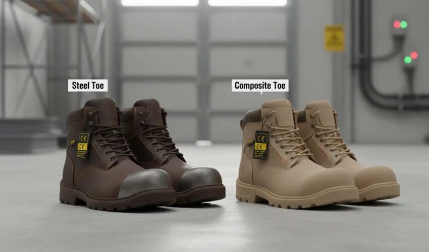 Steel Toe vs Composite Toe Safety Shoes Comparison for Industrial Workers