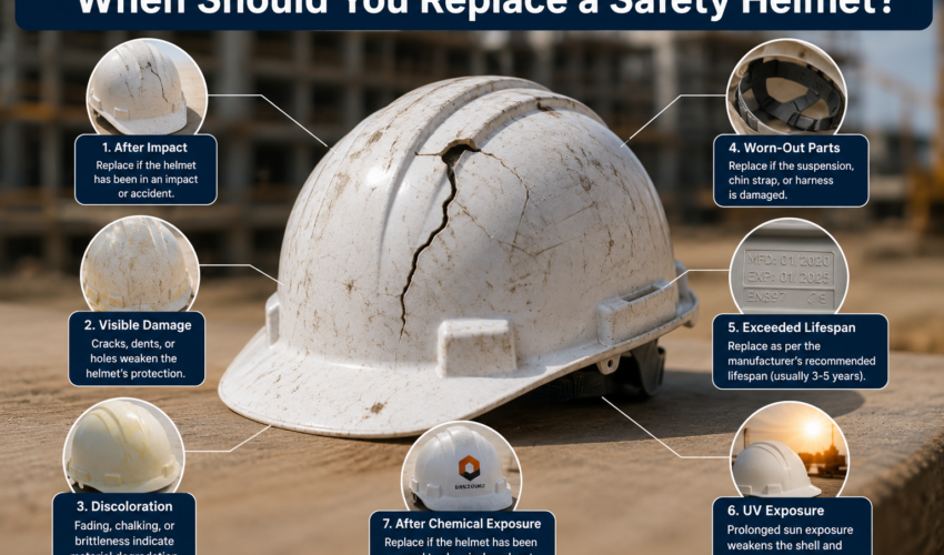 When Should You Replace a Safety Helmet? A Complete Workplace Safety Guide