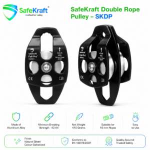 SafeKraft SKDP Double Rope Pulley for 16 mm ropes