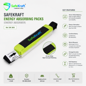 SafeKraft SK 300 Energy Absorber with 44 mm wide webbing