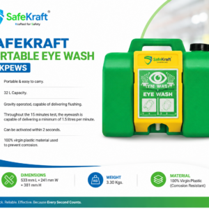 SafeKraft Portable Eye Wash SKPEWS 32L emergency eyewash station