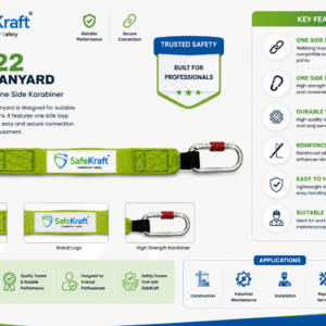 Lanyard with loop and karabiner – SafeKraft SK 222