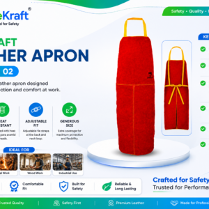 SafeKraft leather safety apron SKLAPR-02