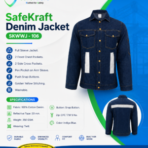Denim Work Jacket SafeKraft SKWWJ-106