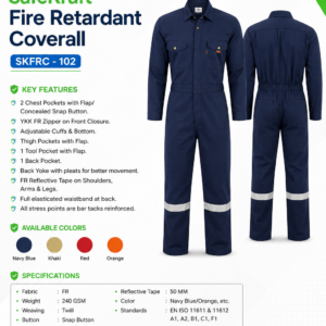 SafeKraft SKFRC-102 fire retardant coverall