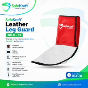 SafeKraft Leather Leg Guard SKLG-02