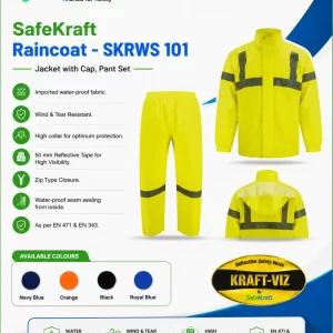 High Visibility Raincoat -Industrial Raincoat,