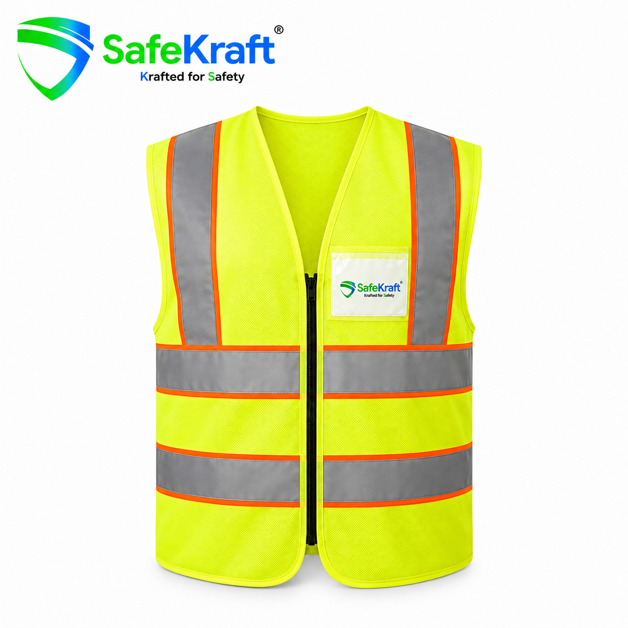 SafeKraft Reflective Jacket – SKRJ-108-2 - Image 2