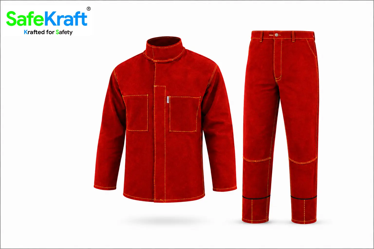 SafeKraft Leather Welding Suit – SKLWS - Image 2