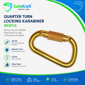 SafeKraft SKQTLK Quarter Turn Locking Karabiner 45 kN