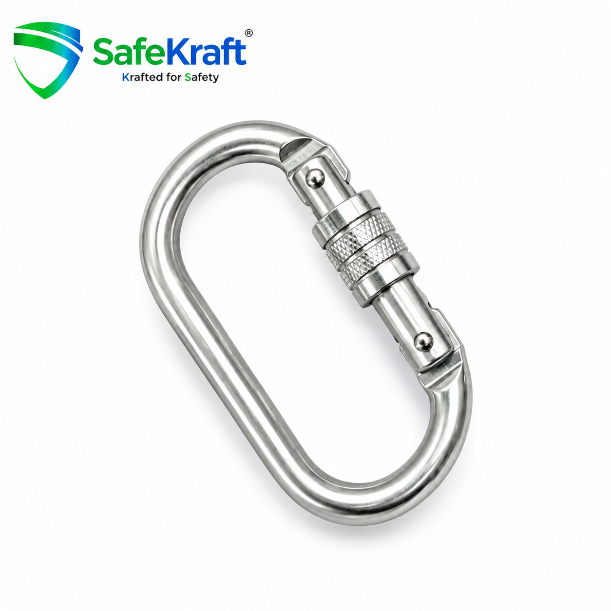 SafeKraft SKSLK screw locking karabiner 23 kN