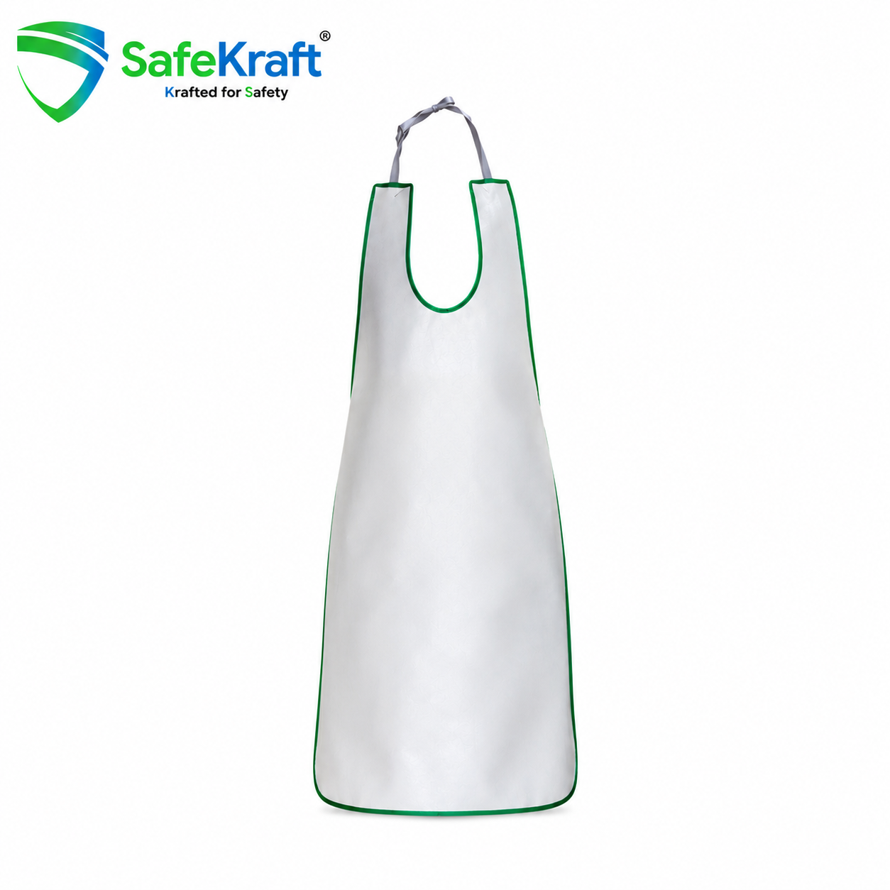 SafeKraft Leather Apron SKLAPR-01 with adjustable back tie straps.3 Feet (36”) Long