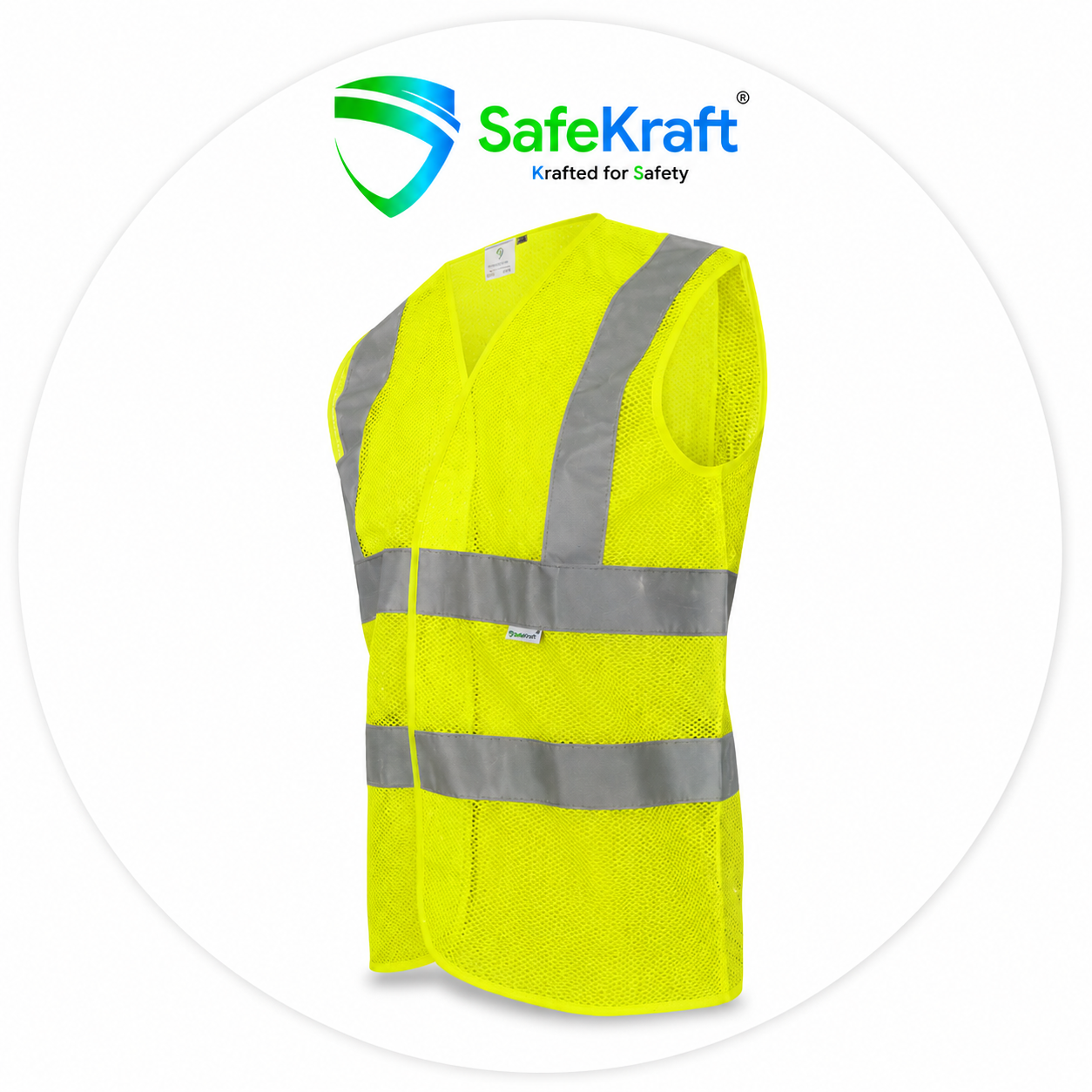 SafeKraft Hi Viz Work Jacket SKRJ-105-2