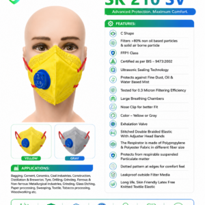 SK 210 SV Respirator FFP1 Industrial Protection SafeKraft