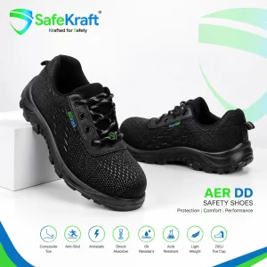 SafeKraft AER DD industrial safety shoes with composite toe