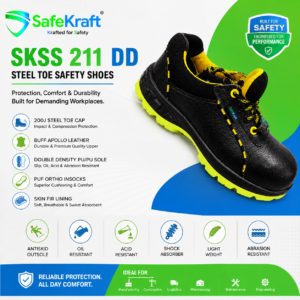 SafeKraft SKSS 211 DD 200J Steel Toe Safety Shoes