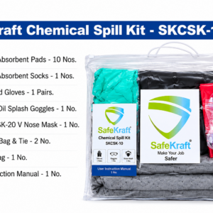 SafeKraft chemical spill kit SKCSK-10