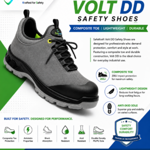 Volt DD Safety Shoes | SafeKraft Composite Toe